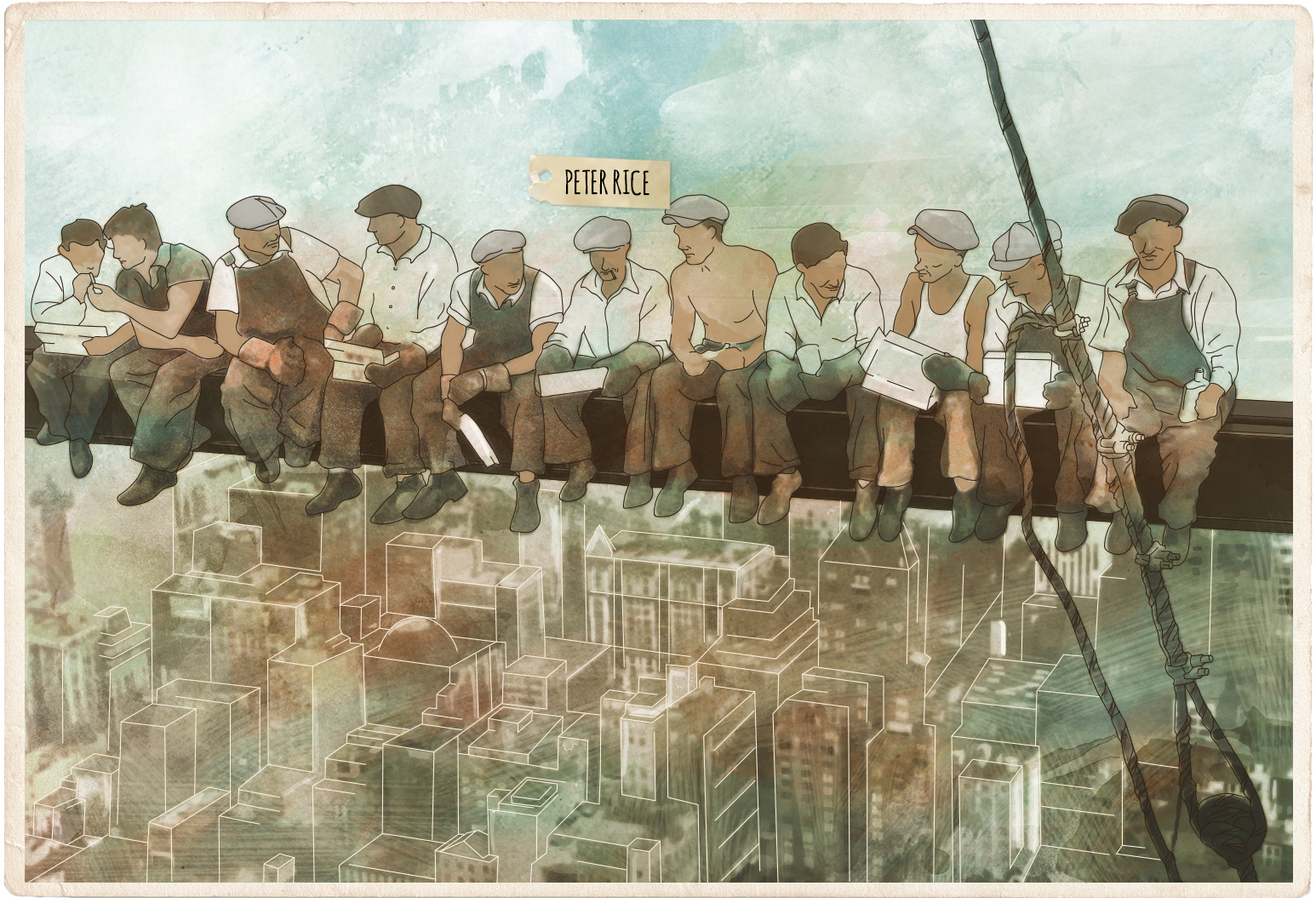 New Lunch atop a Skyscraper